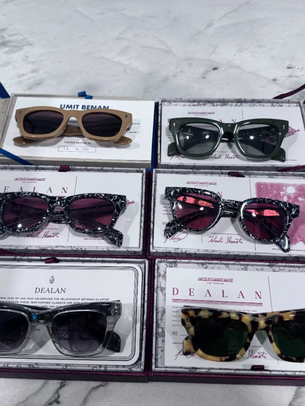 Jacques Marie Mage Dealan x  Umit Benan Tobaco Brown gradient sunglasses